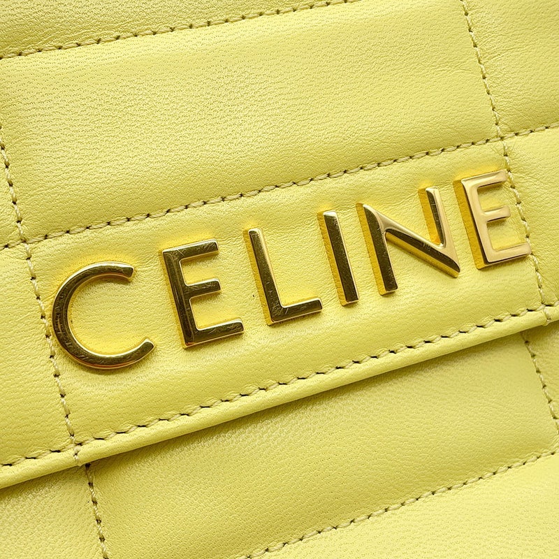 セリーヌ チェーンショルダーバッグ マトラッセ モノクローム 111273EPZ CELINE ワンショルダー