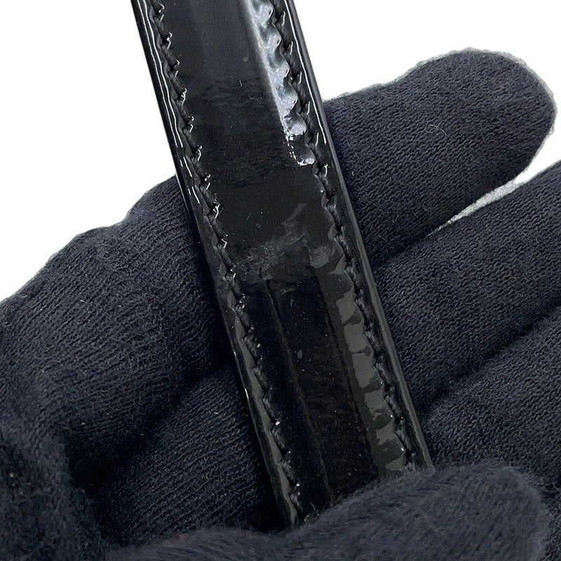 ディオール ハンドバッグ カナージュ レディディオール ラージ パテントレザー Christian Dior 2way 黒