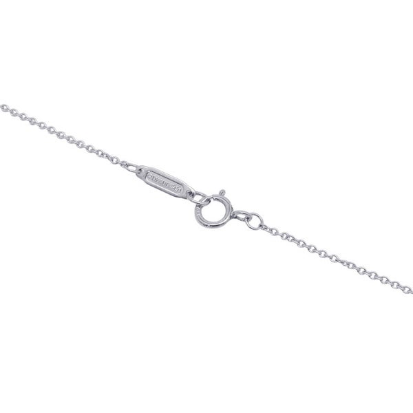 ティファニー ネックレス センチメンタル ハート ペンダント ダイヤモンド Pt950プラチナ Tiffany&Co.