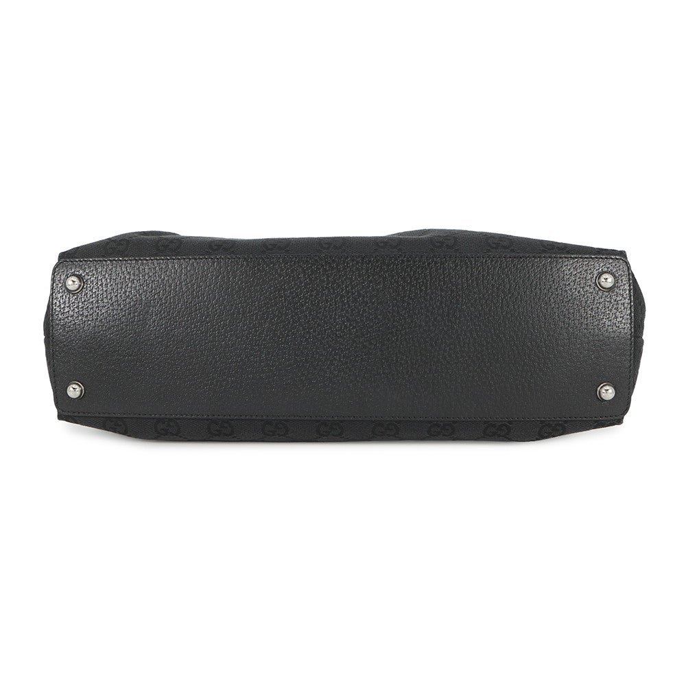 グッチ トートバッグ GGキャンバス 120837 GUCCI バッグ 黒 | 中古