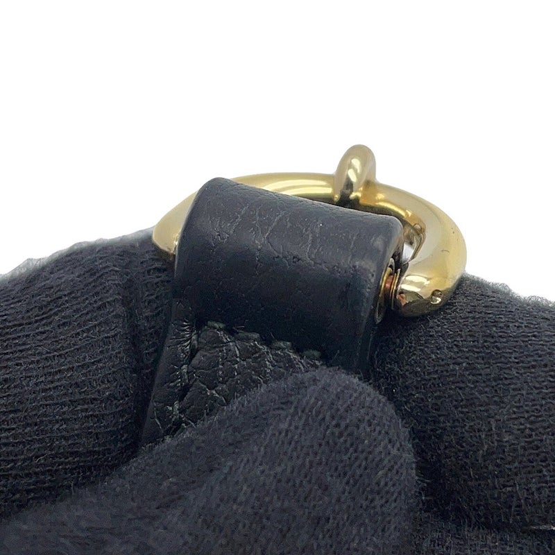 グッチ チェーンショルダーバッグ インターロッキングG レザー 510304 GUCCI アウトレット品 黒