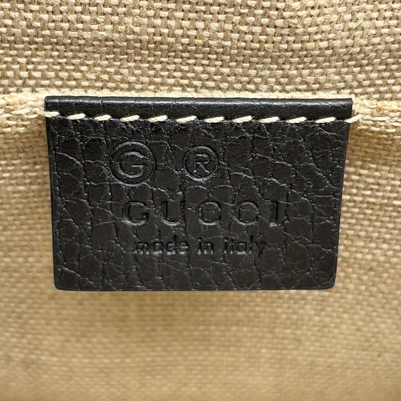 グッチ チェーンショルダーバッグ インターロッキングG レザー 510304 GUCCI アウトレット品 黒