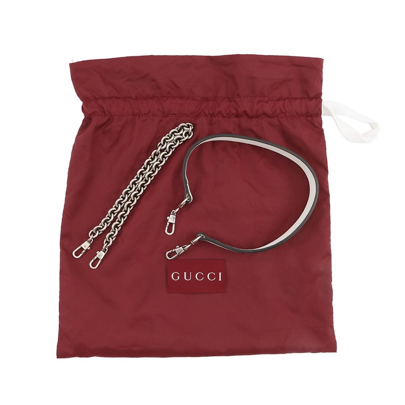 グッチ ハンドバッグ ホースビット スモール レザー 764339 GUCCI 2way 白