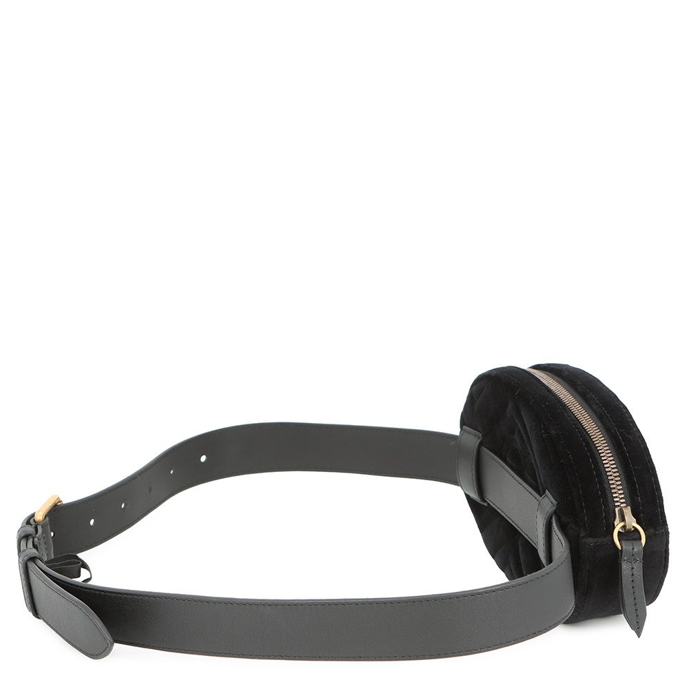 グッチ GGマーモント キルティング ボディバッグ ウエストバッグ 476432 ベロア レディース GUCCI 【1-0264002】 GUCCI - グッチ GGマーモント キルティング ボディバッグ ウエスト