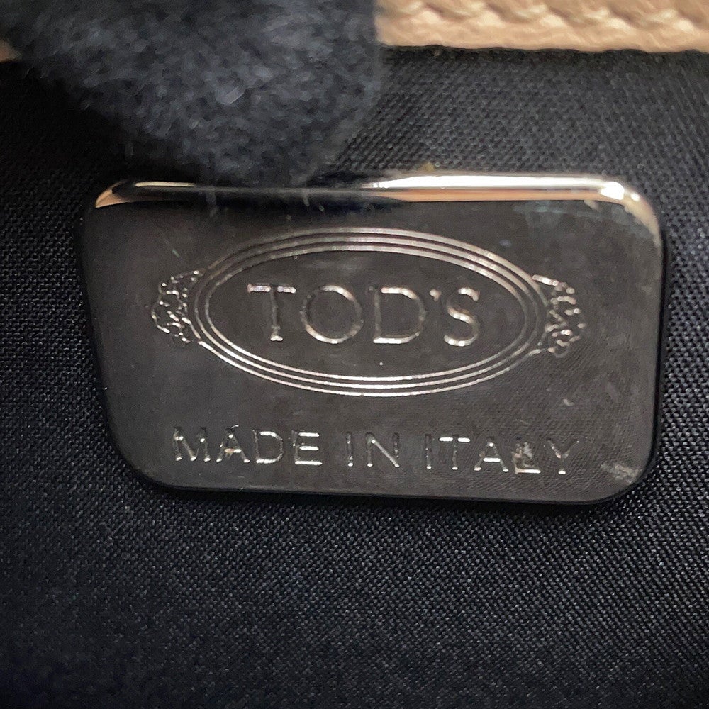 トッズ ショルダーバッグ ダブルT レザー ラインストーン TOD'S 安心