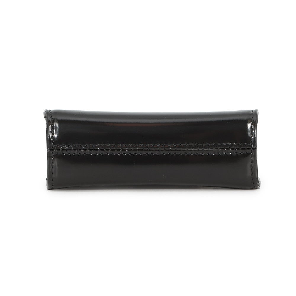 フェラガモチェーンショルダーバッグ ワンダ マイクロパテント 213984 Ferragamo バッグ 黒 FERRAGAMO - フェラガモチェーンショルダーバッグ ワンダ マイクロ