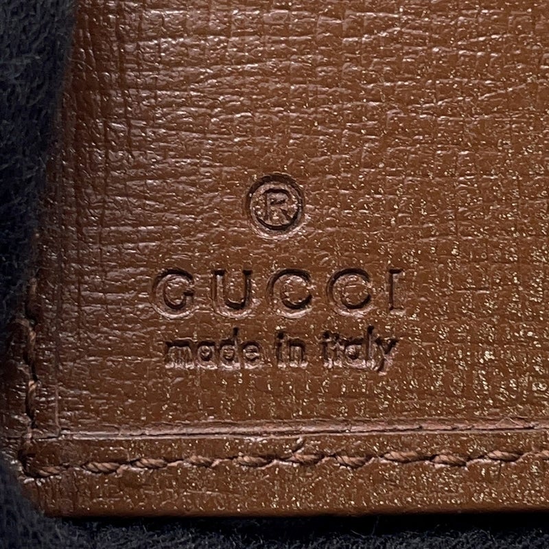 グッチ 三つ折り財布 ザ ハッカープロジェクト BALENCIAGA コラボ キャンバス レザー 681708  GUCCI 財布
