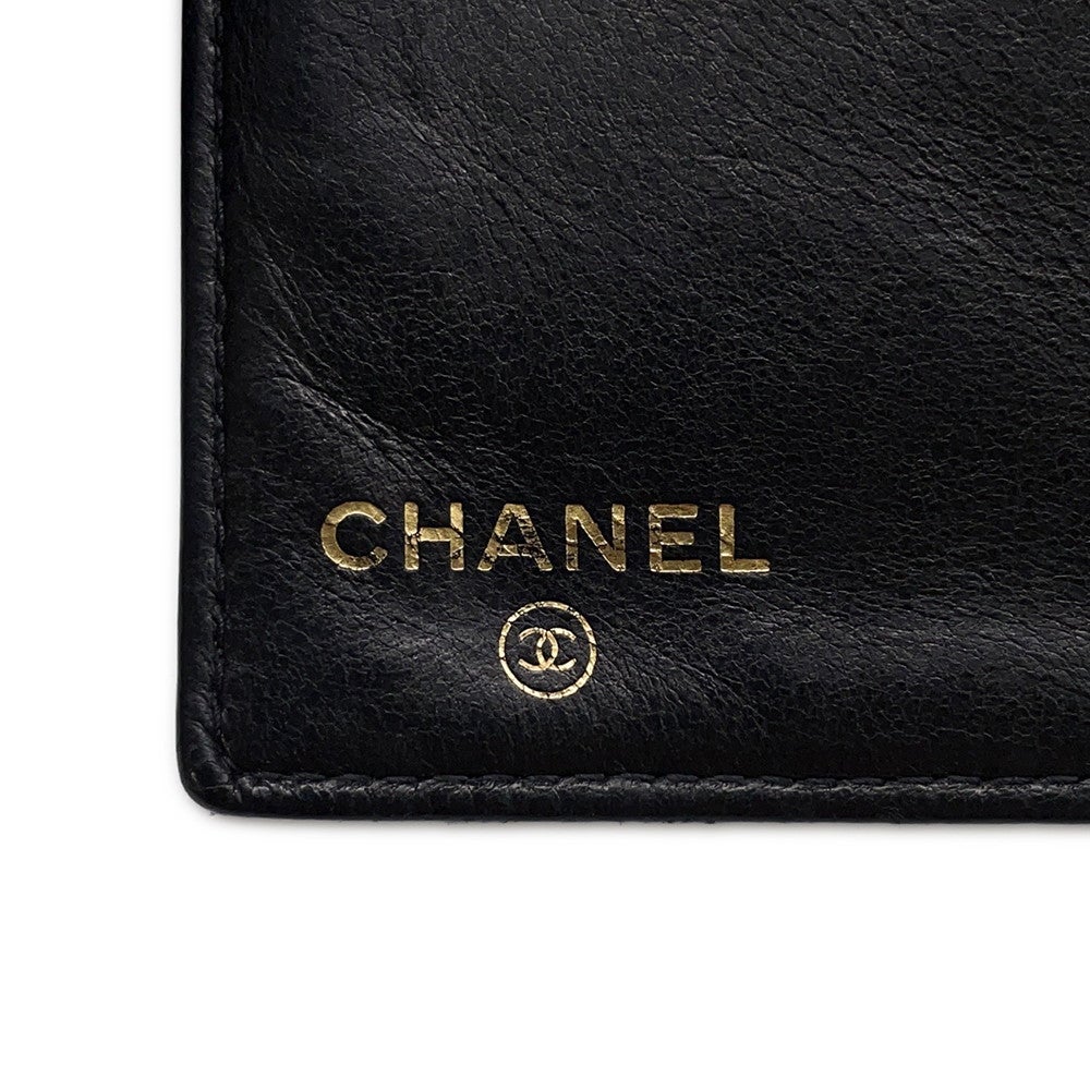 シャネル 長財布 ココマーク がま口 キャビアスキン A13498 CHANEL