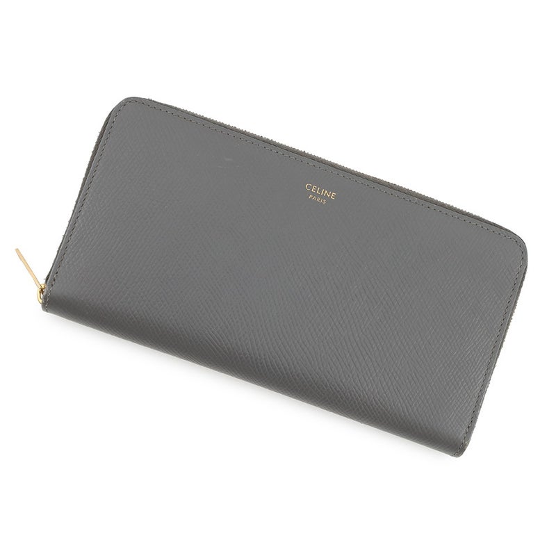 セリーヌ 長財布 ラージ ジップドウォレット 10B553BEL CELINE 財布 ブラック レザー