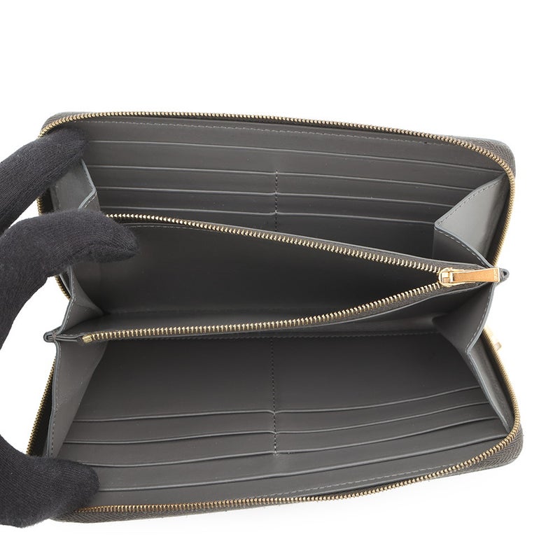 セリーヌ 長財布 ラージ ジップドウォレット 10B553BEL CELINE 財布 ブラック レザー
