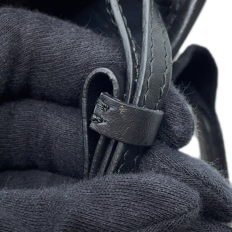 バレンシアガ トートバッグ ネイビーカバス S ポーチ付 339933 BALENCIAGA 黒 白