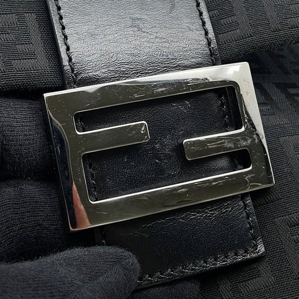 フェンディ ショルダーバッグ ズッキーノ キャンバス 8BT075 FENDI バッグ 黒