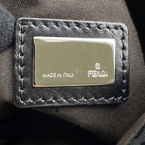 フェンディ ショルダーバッグ ズッキーノ キャンバス 8BT075 FENDI バッグ 黒