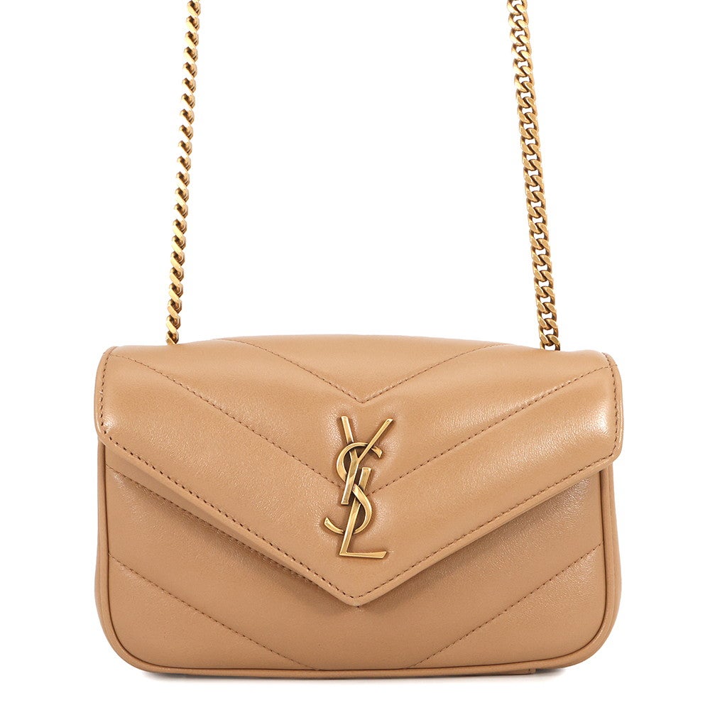 サンローランパリ チェーンショルダーバッグ ルル トイ ミニ ラムスキン 821749 SAINT LAURENT PARIS バッグ サンローランパリ チェーンショルダーバッグ ルル トイ ミニ