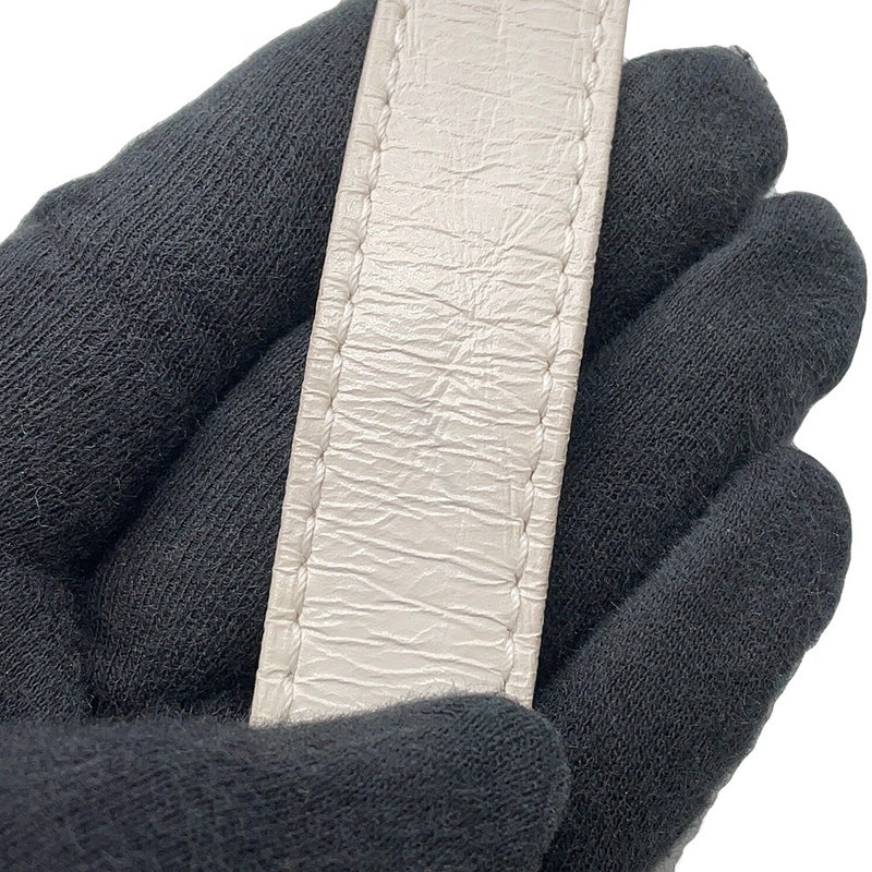 シャネル チェーンショルダーバッグ カメリア ココマーク ビニール/レザー A57636 CHANEL 黒 白