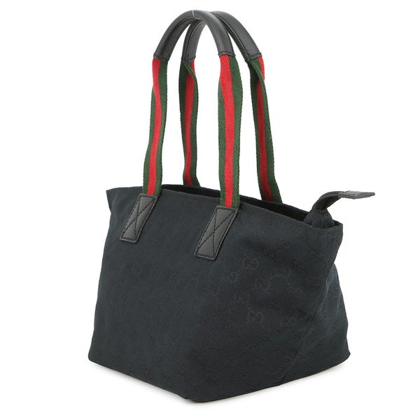 グッチ トートバッグ シェリーライン GGキャンバス 131228 GUCCI ハンドバッグ ミニトート 黒