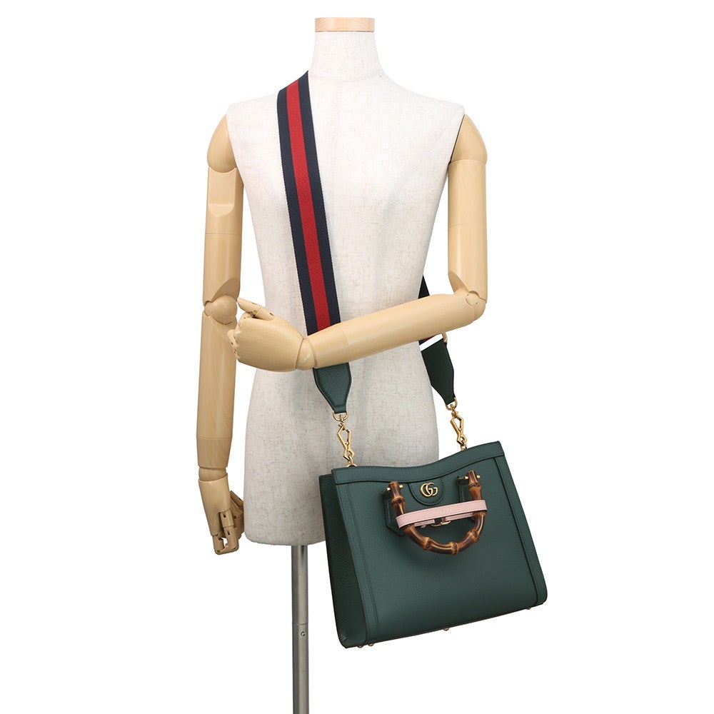 グッチ ハンドバッグ ダイアナ スモール バンブー レザー 702721 GUCCI