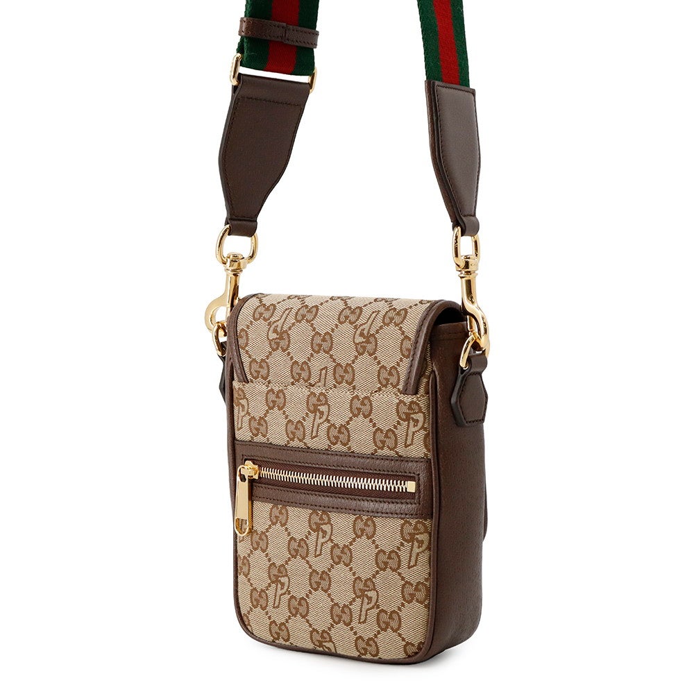 GUCCI グッチ ショルダーバッグ シェリーライン シマ GG柄 キャンバス グッチ ショルダーバッグ グッチ×パレス シェリーライン GGキャンバス