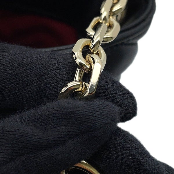 グッチ ハンドバッグ GGマーモント トートバッグ ラムスキン スモール 847386 GUCCI 黒