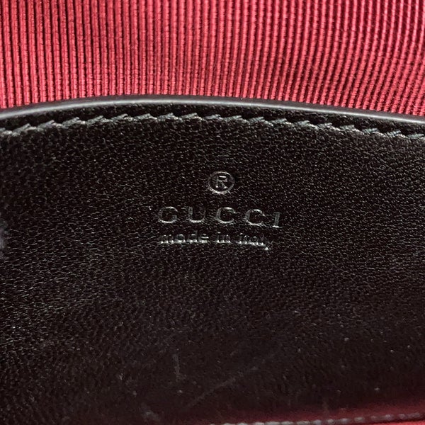 グッチ ハンドバッグ GGマーモント トートバッグ ラムスキン スモール 847386 GUCCI 黒