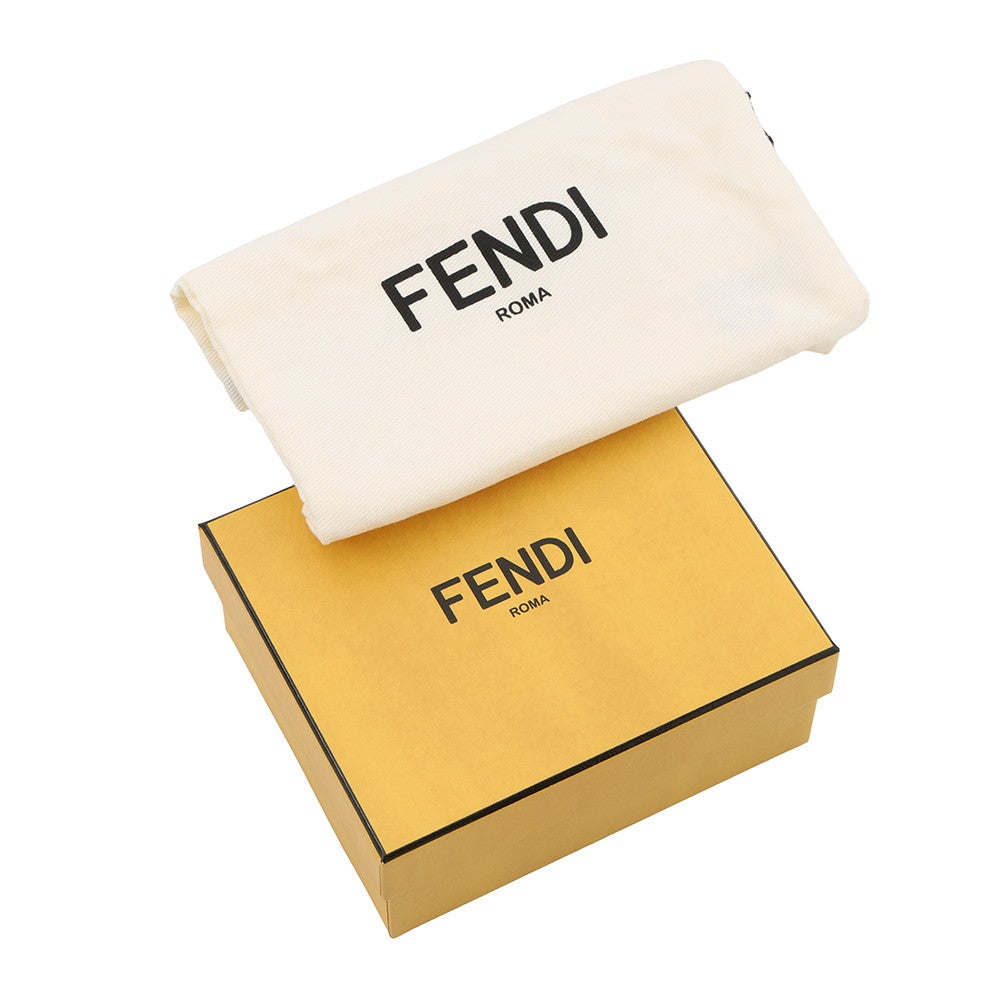 フェンディ 三つ折り財布 バケット マイクロ レザー 8M0395 FENDI 財布