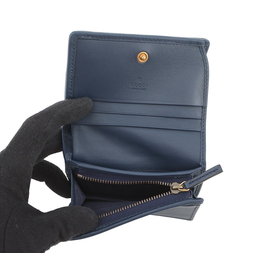 グッチ 二つ折り財布 フローラ ズゥミ コンパクトウォレット