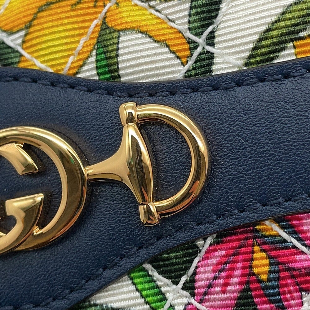 【希少】 GUCCI グッチ 折り財布 財布 ズゥミ フローラ 花 キルティング 日本限定】GUCCI グッチ フローラ 花柄 二つ折り財布 パープル 箱あり