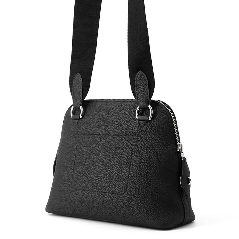 エルメス ショルダーバッグ ボリ－ド メッセンジャー ブラック/シルバー金具 トゴ G刻印 黒