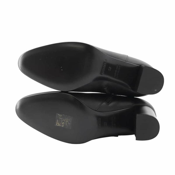 エルメス ブーツ サンジェルマン カーフレザー レディースサイズ37 HERMES 靴 黒