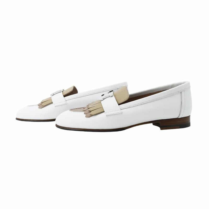 エルメス モカシン ロワイヤル フリンジ レディースサイズ34 HERMES 靴 ローファー