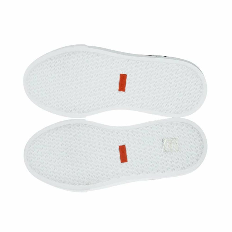 エルメス スニーカー ゲット キャンバス レディースサイズ38 HERMES 靴 白 レオパード柄