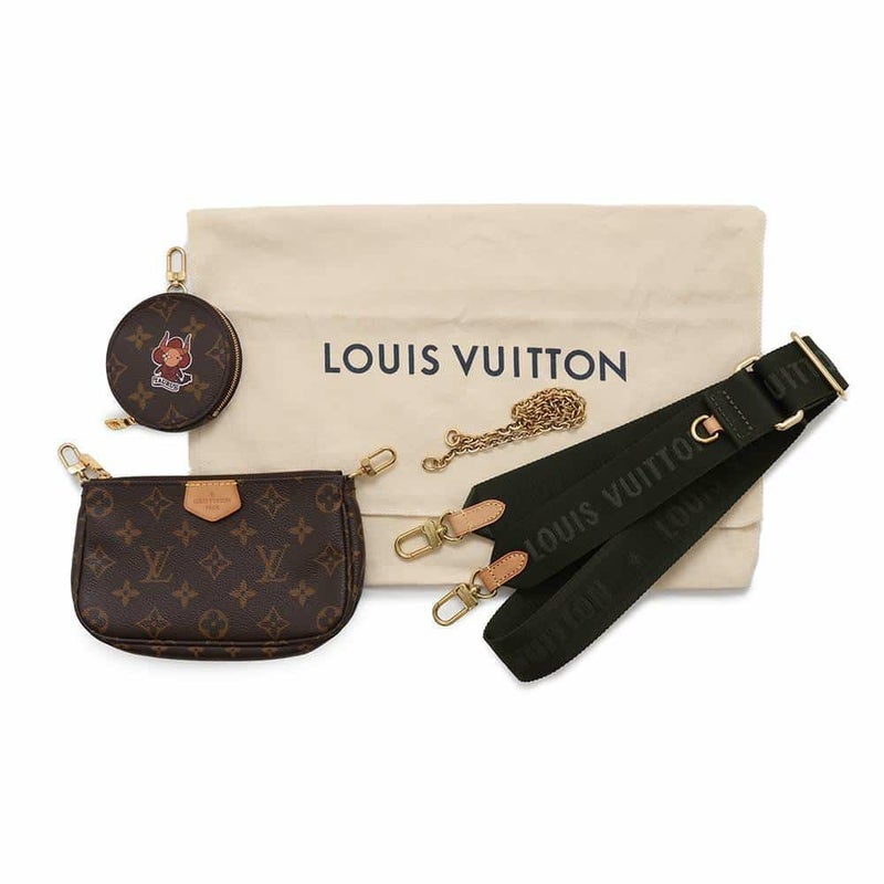 ルイヴィトン ショルダーバッグ モノグラム ミュルティ・ポシェット・アクセソワール M44813 LOUIS VUITTON アクセサリーポーチ
