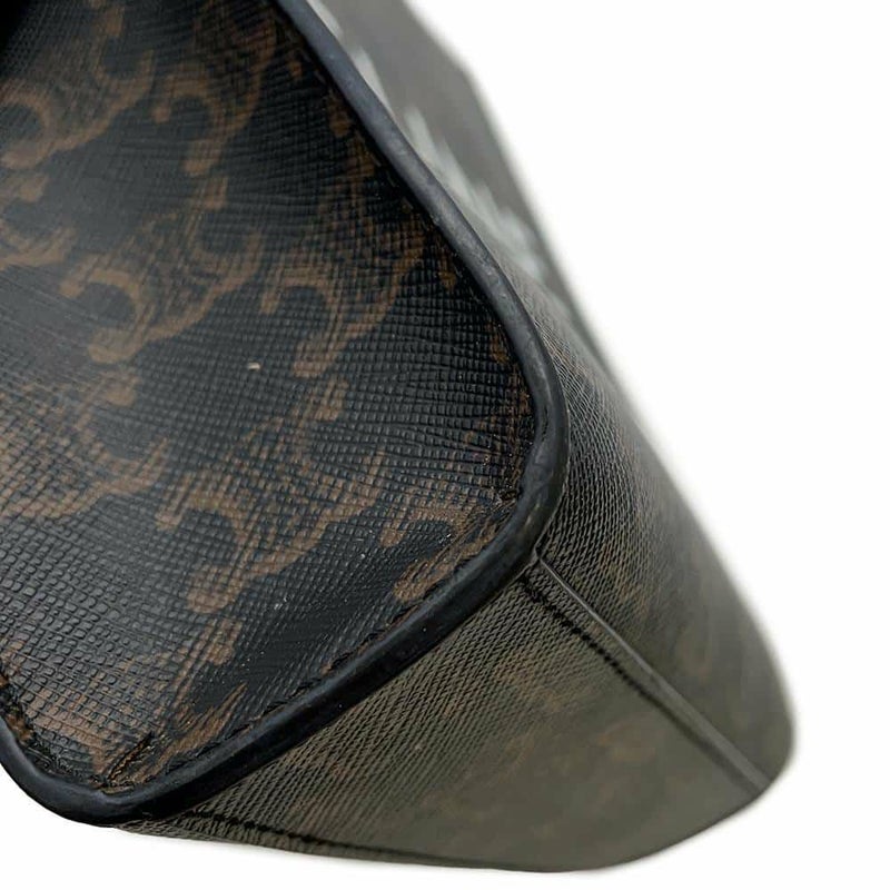 セリーヌ ハンドバッグ トリオンフ ミニ バーティカル カバ PVC/カーフレザー 194372 CELINE 2wayバッグ