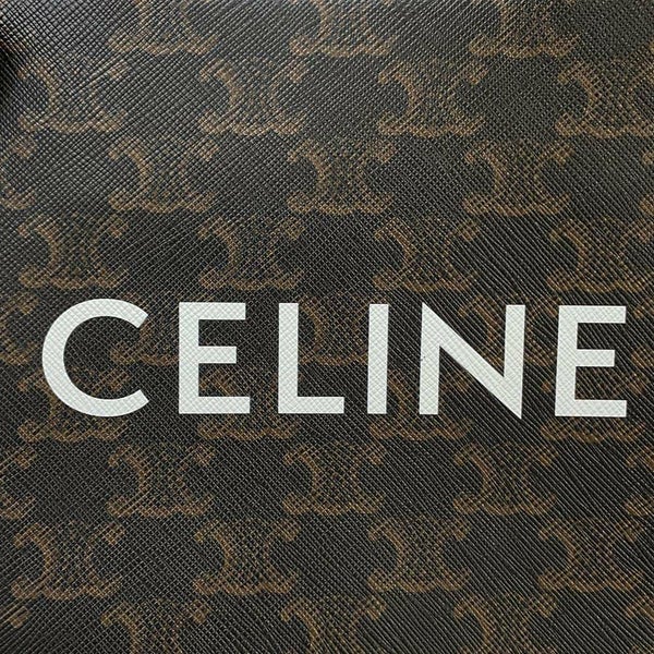 セリーヌ ハンドバッグ トリオンフ ミニ バーティカル カバ PVC/カーフレザー 194372 CELINE 2wayバッグ