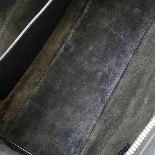 サンローランパリ ハンドバッグ カバリブゴーシュ レザー スエード SAINT LAURENT PARIS 2wayショルダー 黒