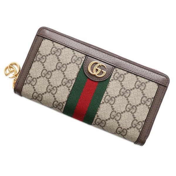 グッチ 長財布 GGスプリーム オフィディア ジップアラウンドウォレット ウェブ 523154 GUCCI 財布