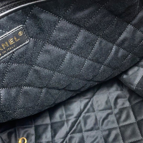 シャネル リュック シャネル22 ラージ レザー AS3313 CHANEL バックパック バッグ 黒