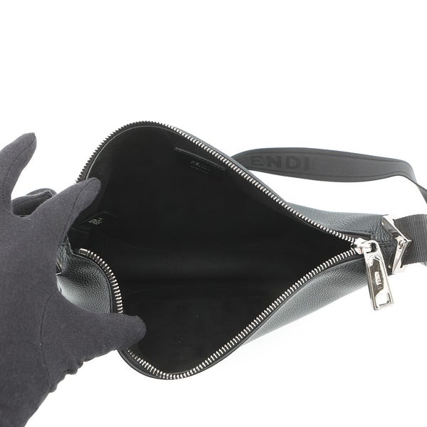 フェンディ ショルダーバッグ メロン スモール レザー 7VA635 FENDI 黒