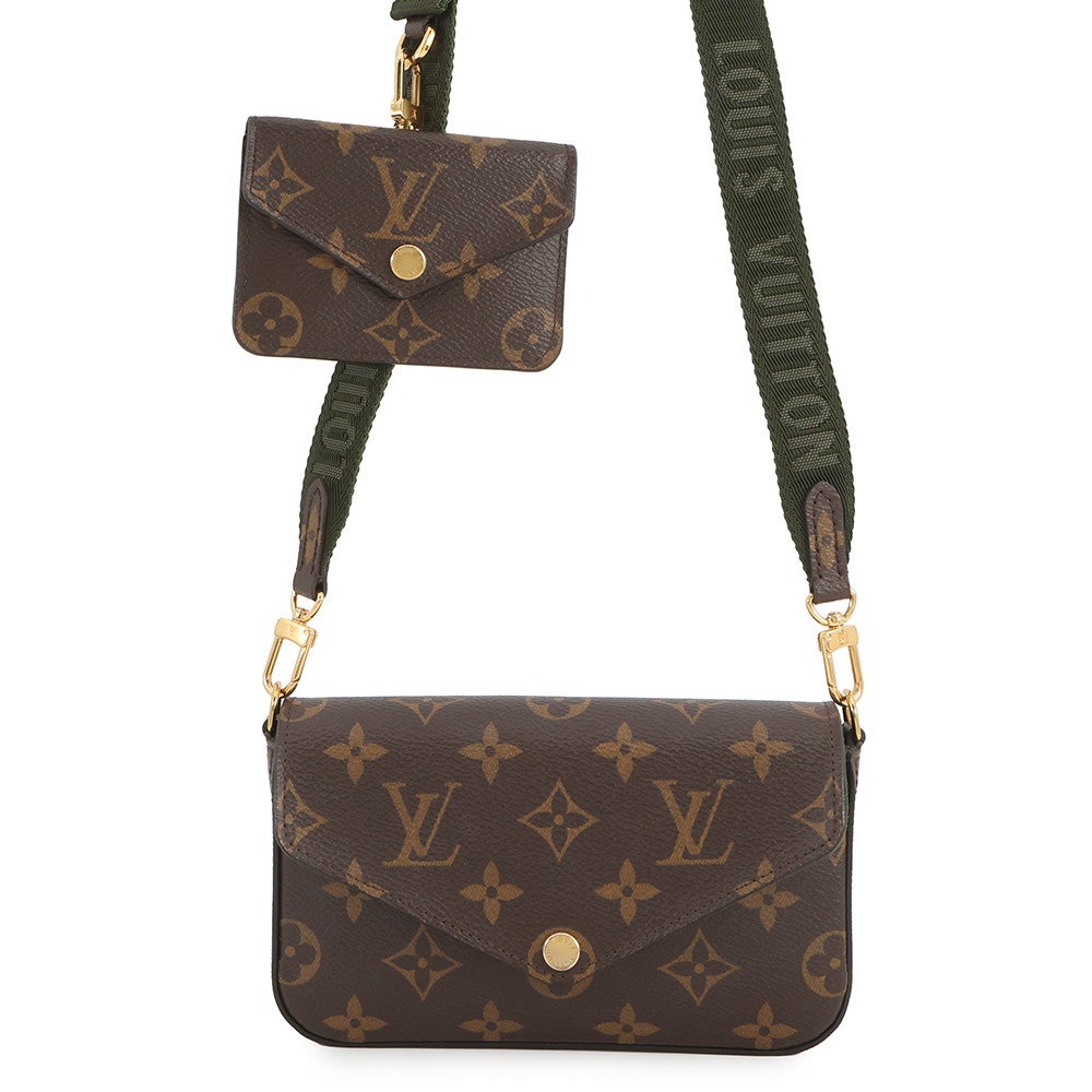 ルイ・ヴィトン LOUIS VUITTON ミュルティ・ポシェット・フェリシー M80091  ブラウン PVC レディース ショルダーバッグ ルイ・ヴィトン(LOUIS VUITTON)ルイ・ヴィトン ミュルティ ポシェット