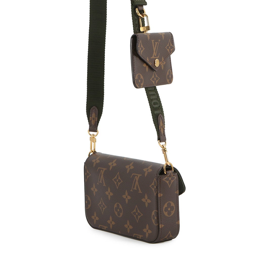 ルイ・ヴィトン LOUIS VUITTON ミュルティポシェットフェリシー M80091 モノグラム×グリーン レディース ショルダーバッグ ルイ・ヴィトン LOUIS VUITTON ミュルティポシェットフェリシー M80091