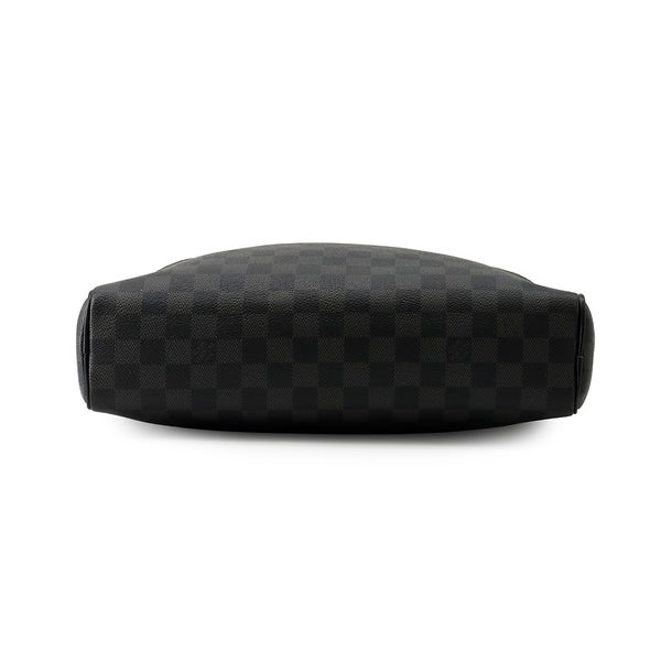 ルイヴィトン ショルダーバッグ ダミエ・グラフィット デイトンMM N41409 LOUIS VUITTON ヴィトン メンズ 黒 ブラック