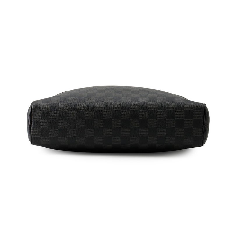 ルイヴィトン ショルダーバッグ ダミエ・グラフィット デイトンMM N41409 LOUIS VUITTON ヴィトン メンズ 黒 ブラック