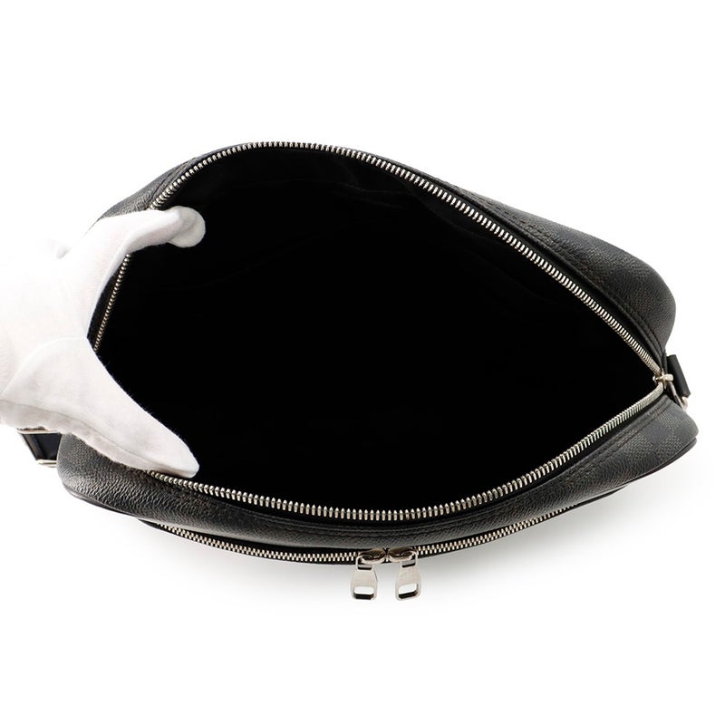 ルイヴィトン ショルダーバッグ ダミエ・グラフィット デイトンMM N41409 LOUIS VUITTON ヴィトン メンズ 黒 ブラック