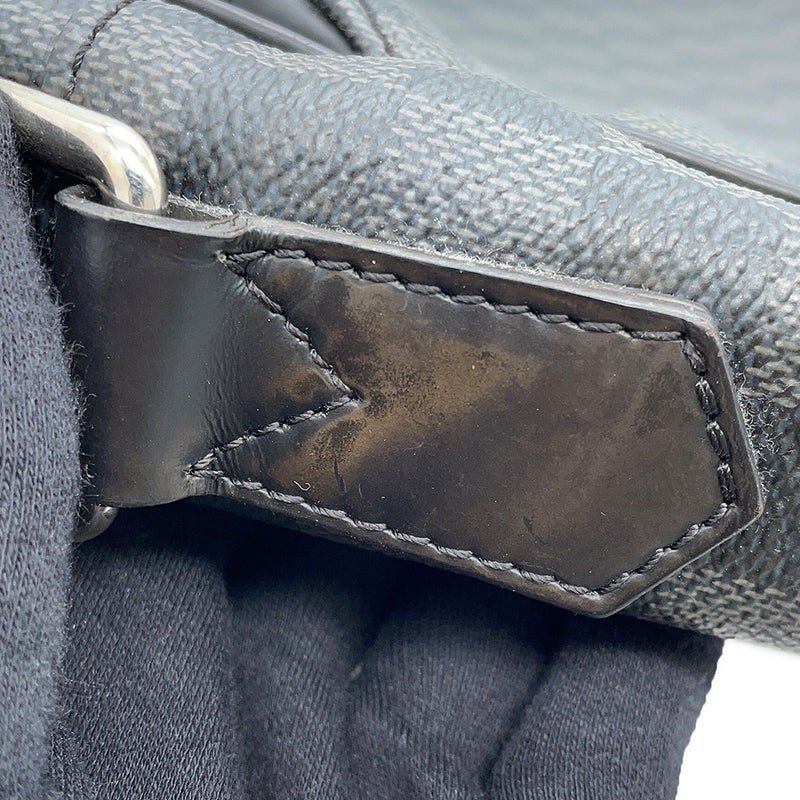 ルイヴィトン ショルダーバッグ ダミエ・グラフィット デイトンMM N41409 LOUIS VUITTON ヴィトン メンズ 黒 ブラック