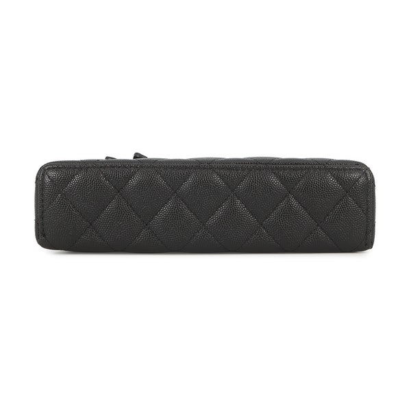 シャネル チェーンショルダーバッグ ヴァニティケース ココマーク キャビアスキン AP4407 CHANEL バニティ 黒