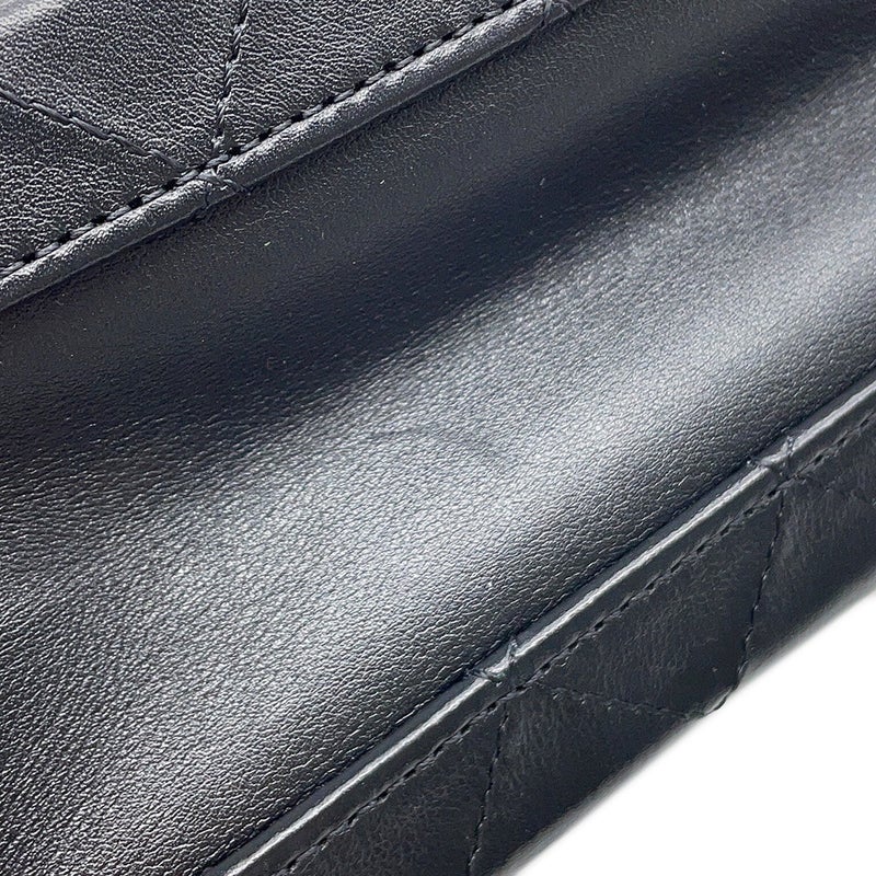 シャネル チェーンショルダーバッグ マトラッセ バニティケース レザー AS3344 CHANEL ポシェット ヴァニティ 黒
