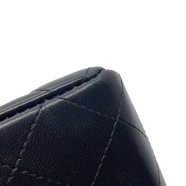 シャネル チェーンショルダーバッグ ミニ マトラッセ 20 ココマーク ラムスキン A69900 CHANEL 黒