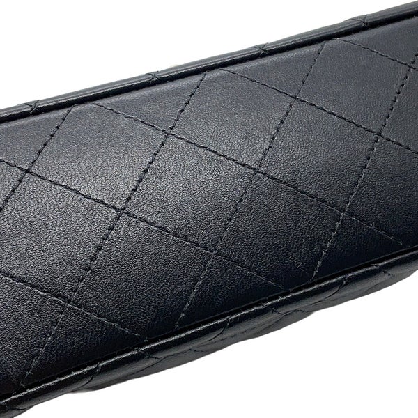 シャネル チェーンショルダーバッグ ミニ マトラッセ 20 ココマーク ラムスキン A69900 CHANEL 黒