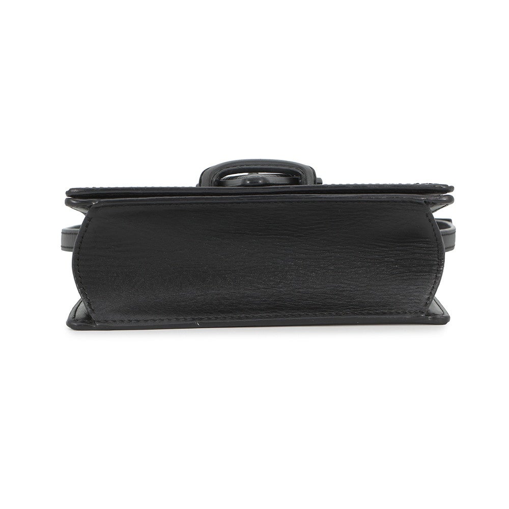 ロエベ ショルダーバッグ バルセロナ レザー 302.74NP39 LOEWE 黒 安心