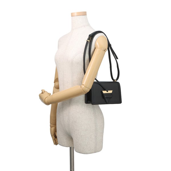 ロエベ ショルダーバッグ バルセロナ レザー 302.74NP39 LOEWE 黒